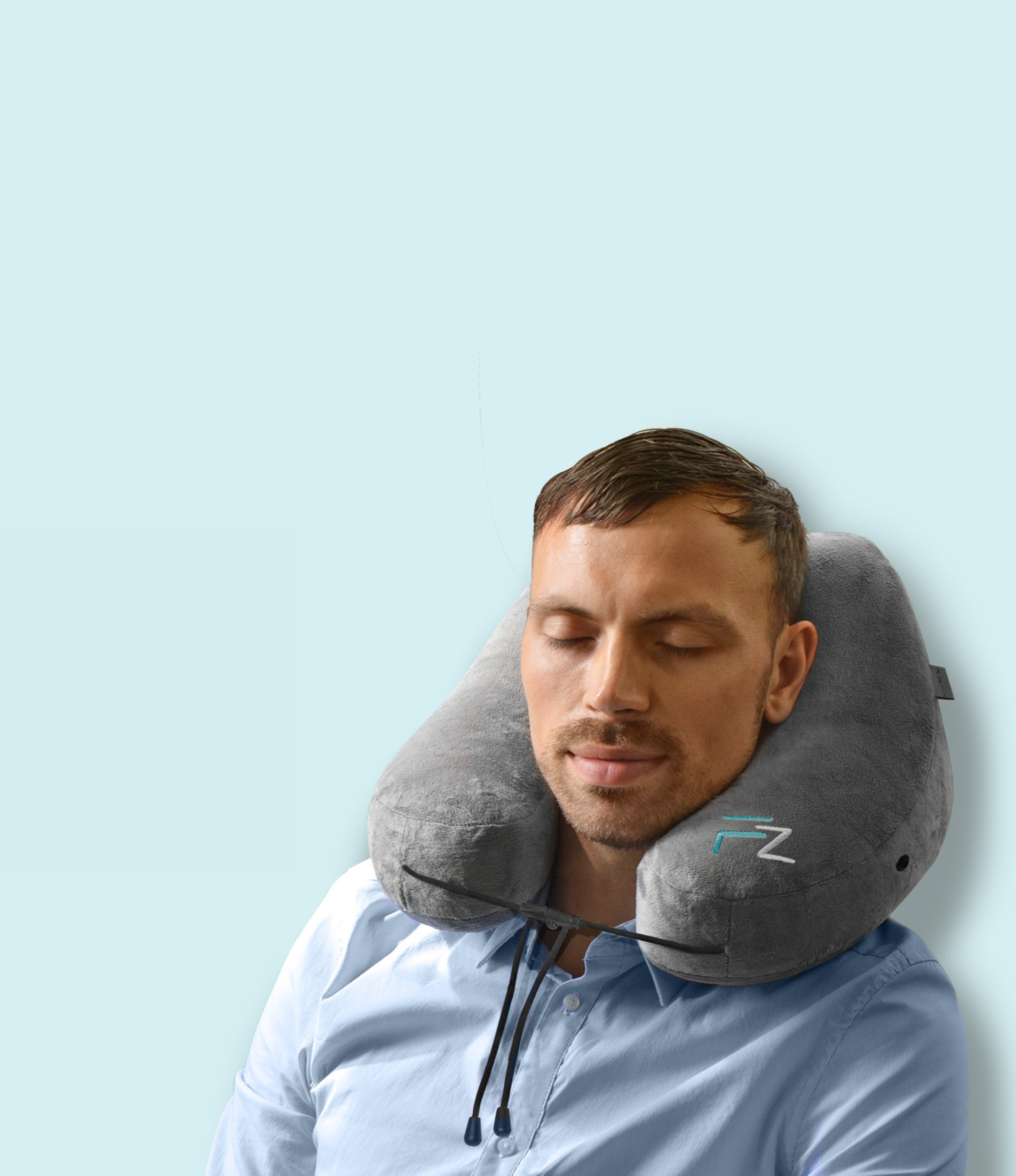 FLOWZOOM travel pillow homepage banner mobile